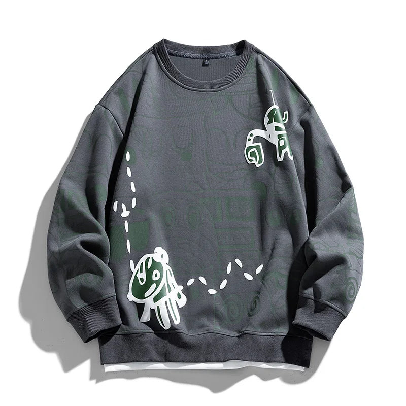 Aken Graphic Pullover Sweatshirt