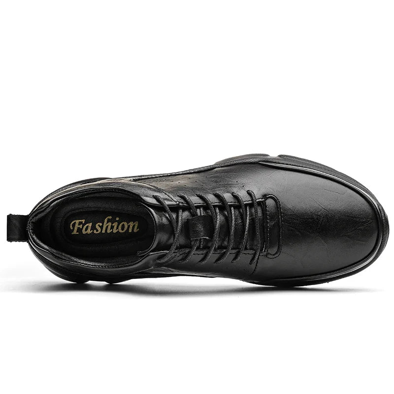 Authentic Leather Sneakers by Brex