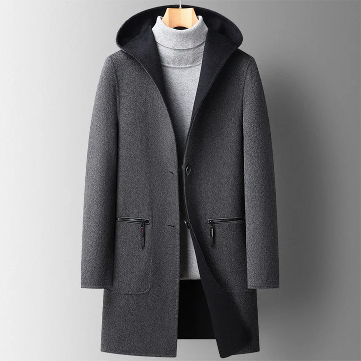 Cozy Wool Hooded Coat