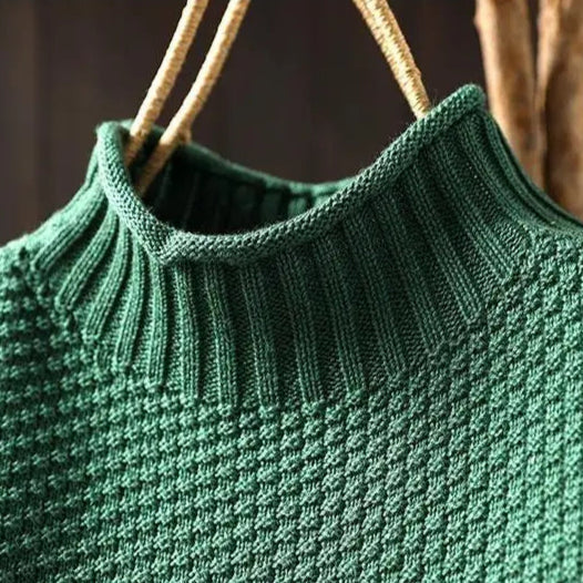 P|H - Relaxed Mock Neck Knit Sweater Ruthie