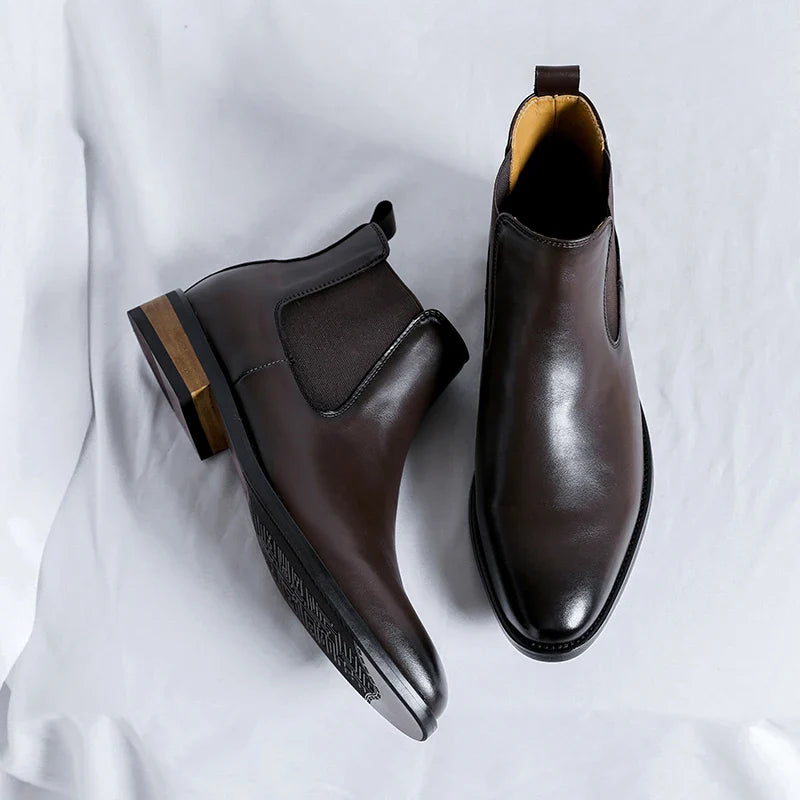 Genuine Leather Stivali Boots
