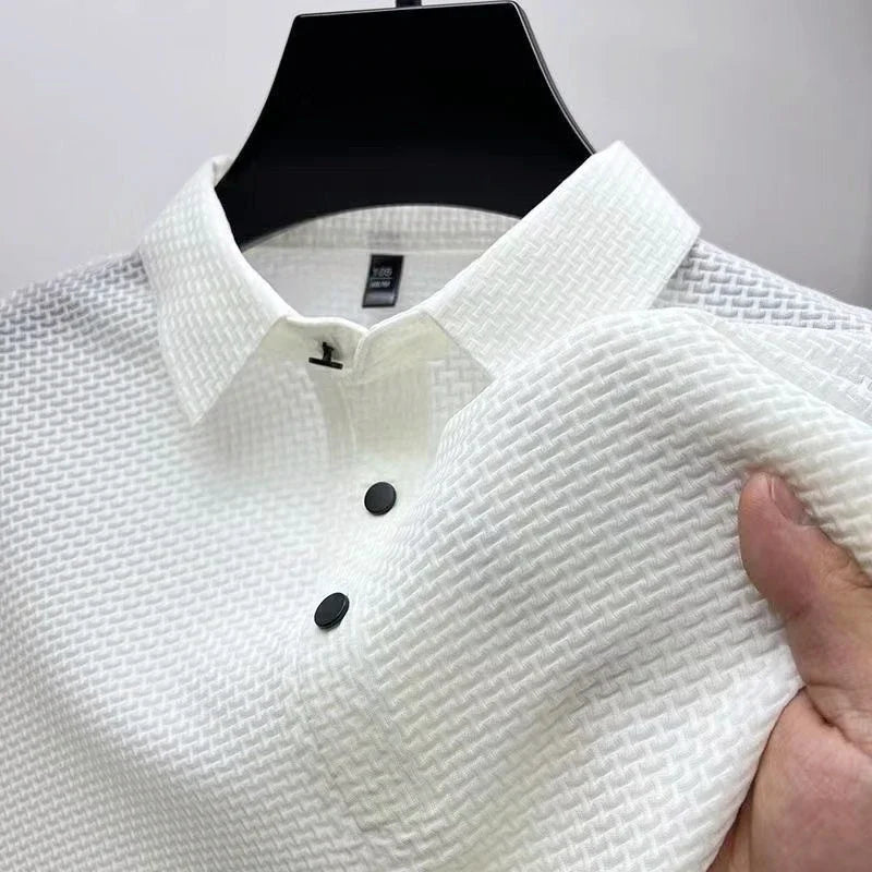 Silva Luxury Silk Polo Shirt