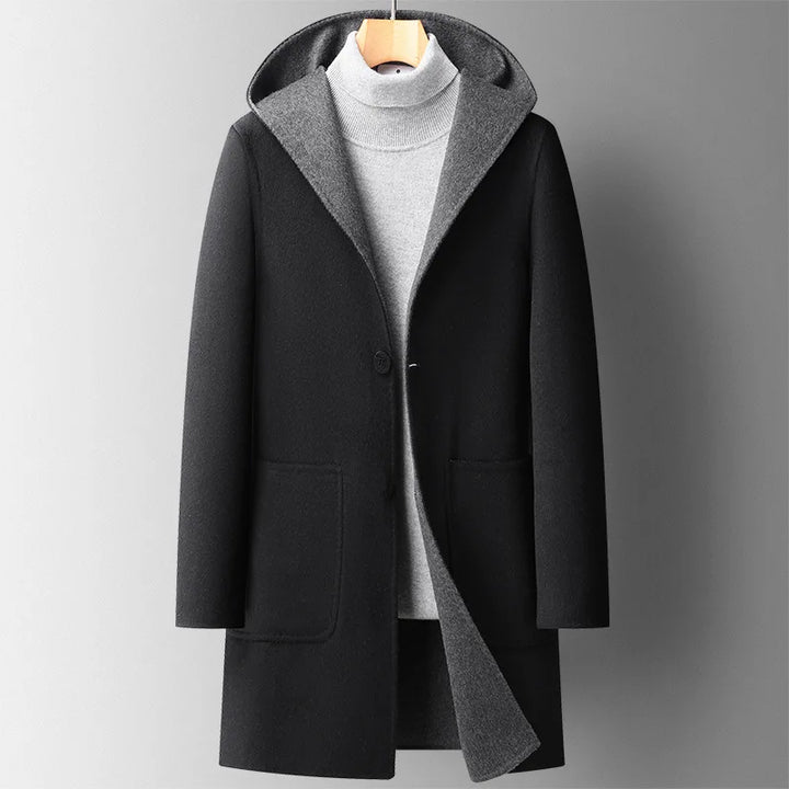 Cozy Wool Hooded Coat