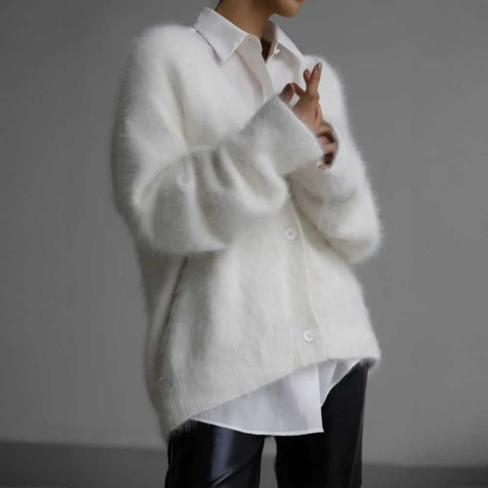 P|H - Brushed Mohair Button Cardigan Margaret