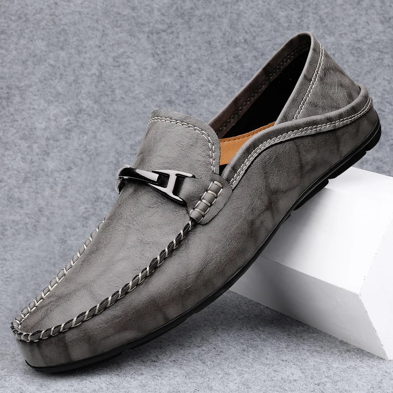 Miler Authentic Leather Loafers