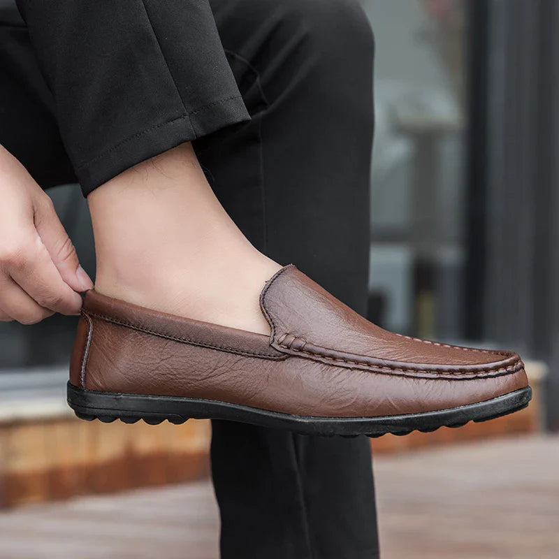 Men's Authentic Leather Loafers