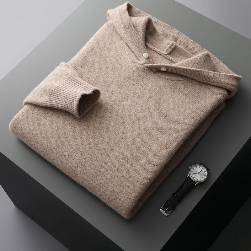 Zenith Pure Cashmere Hoodie