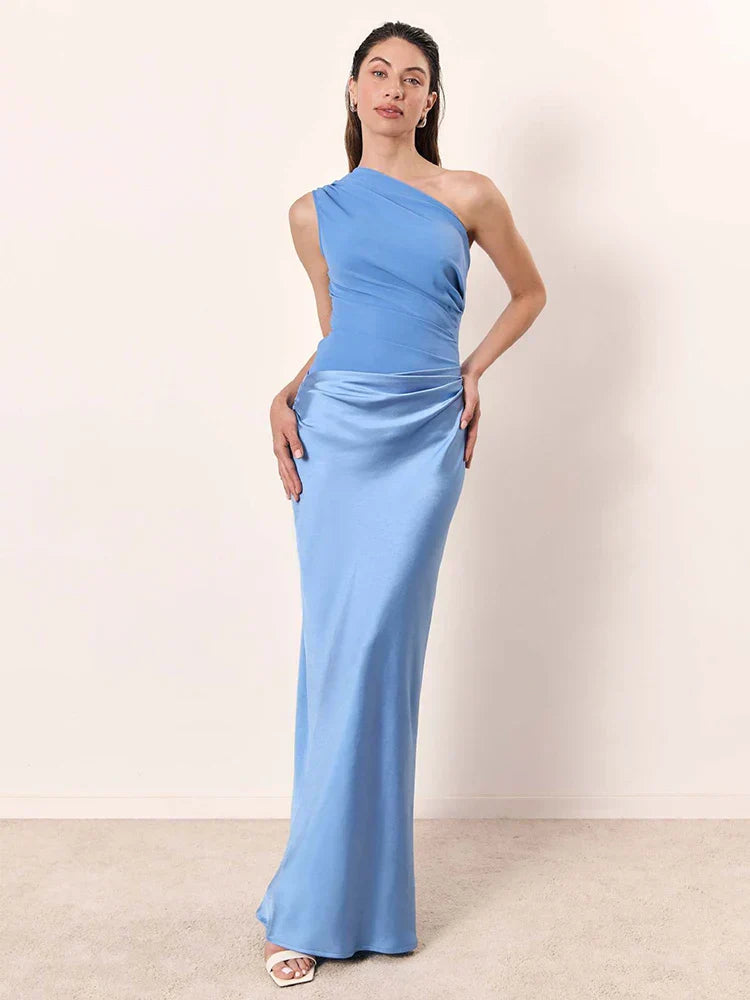 Hayes & Tate™  | Maxi Dress with a Guilt in Satin