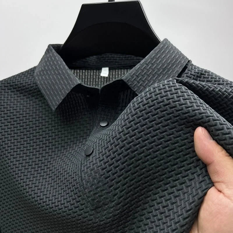 Silva Luxury Silk Polo Shirt