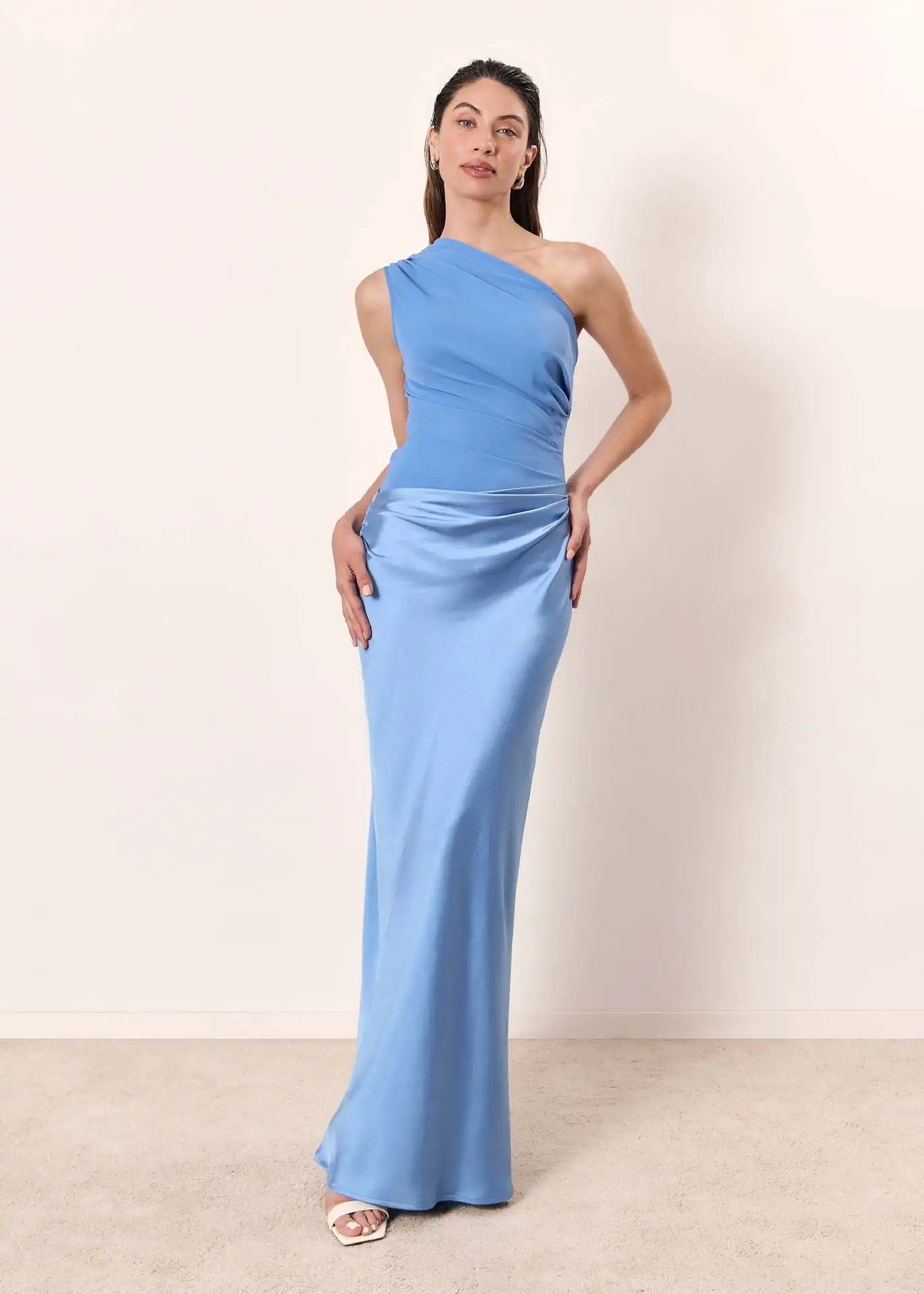 Hayes & Tate™  | Maxi Dress with a Guilt in Satin