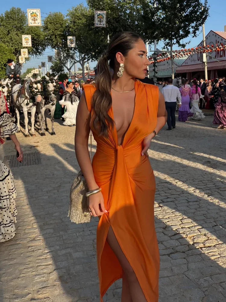 Hayes & Tate™  | Elegant Pleated Dress