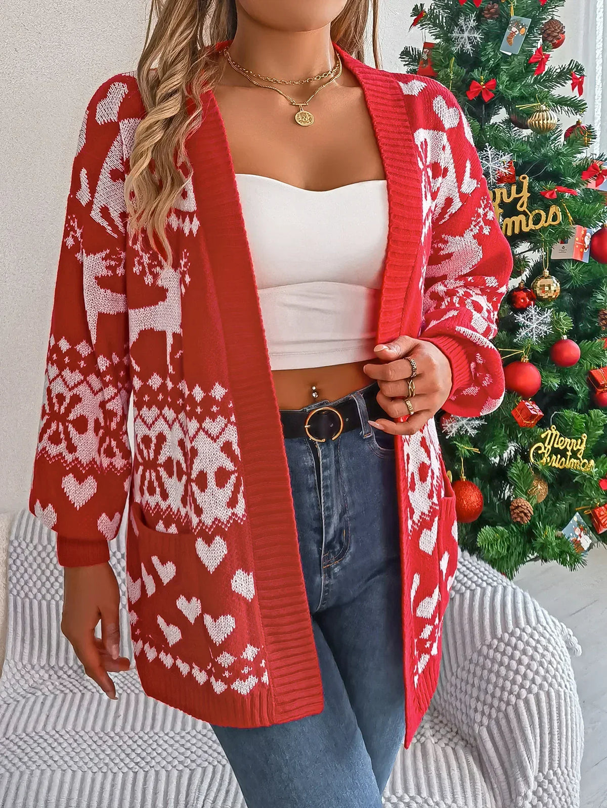 Wynter | Festive Christmas Cardigan