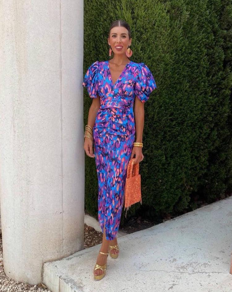 Hayes & Tate™ | Dress with Puff Sleeves