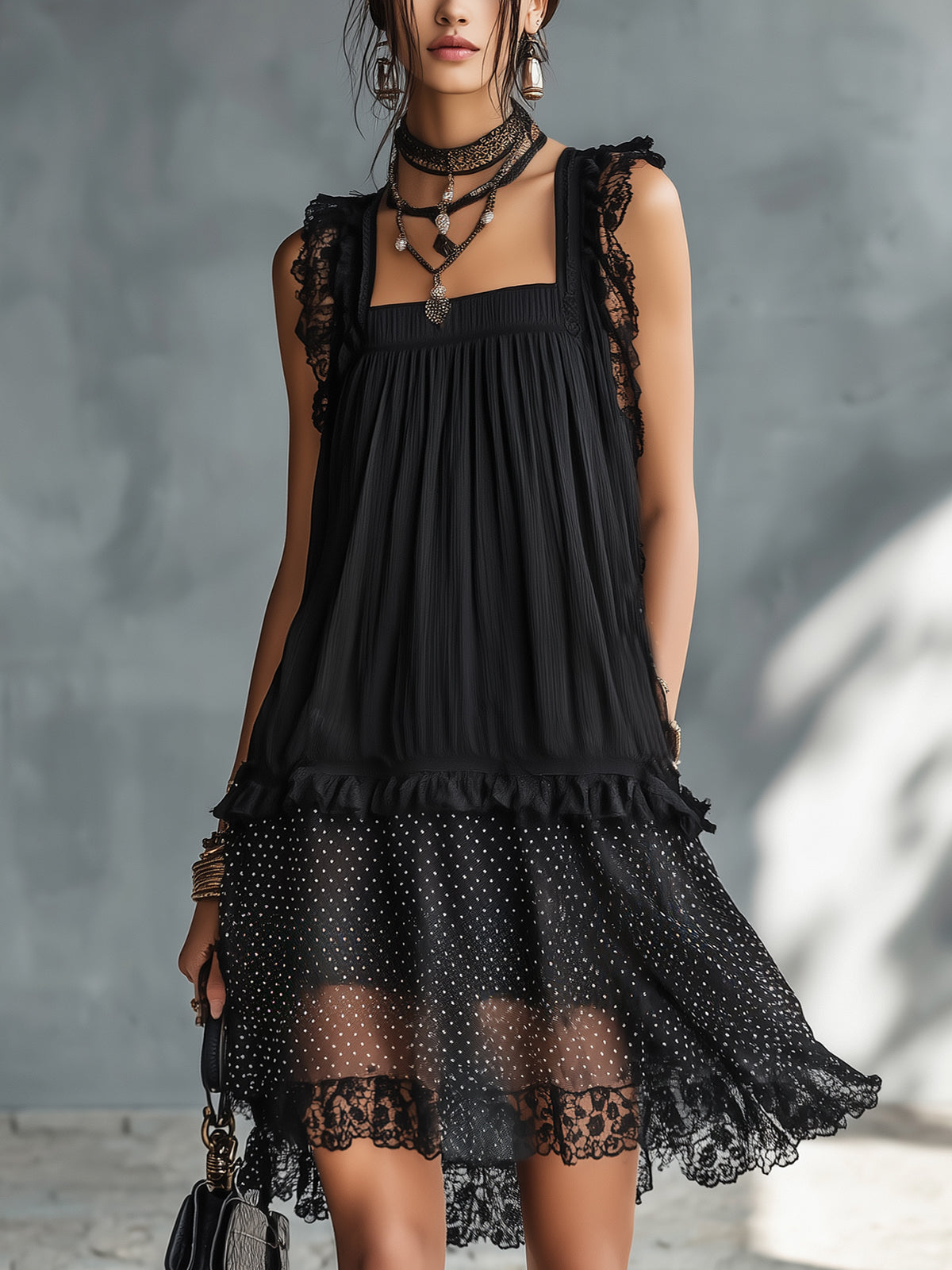 Maya | Polka-Dot Mini Dress