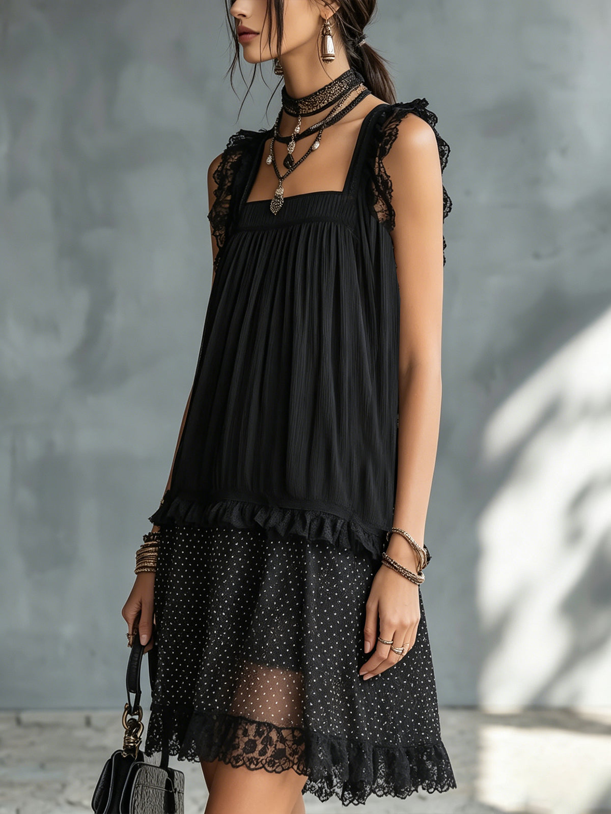 Maya | Polka-Dot Mini Dress