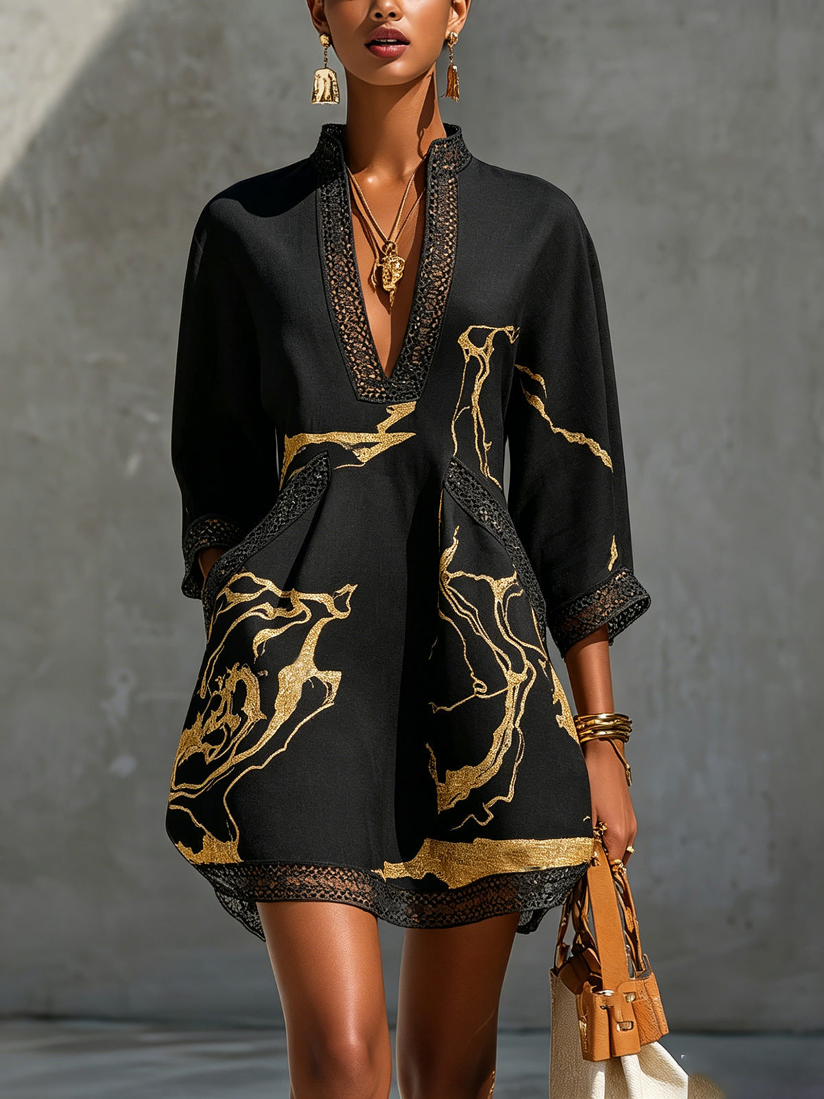 Naomi | V-Neck Maxi Dress