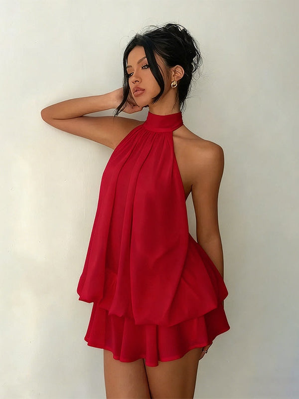 Lightweight and Flowing Mini Layer Dress
