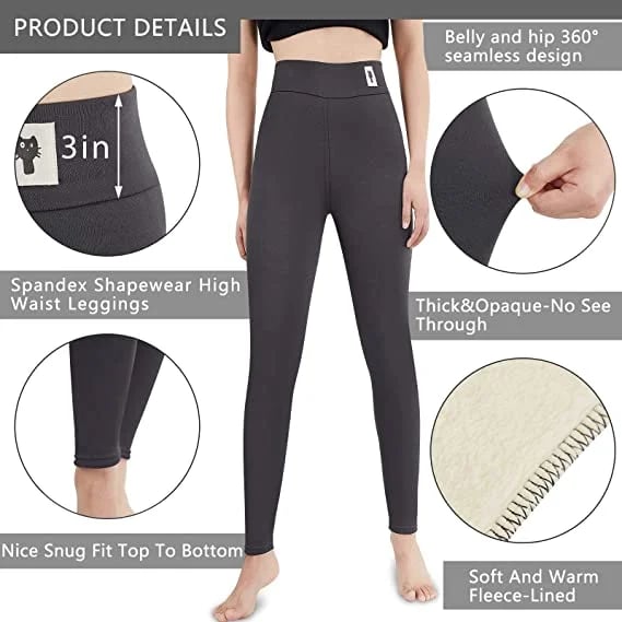 LEILA – COMFORTABLE FLEECE LEGGINGS