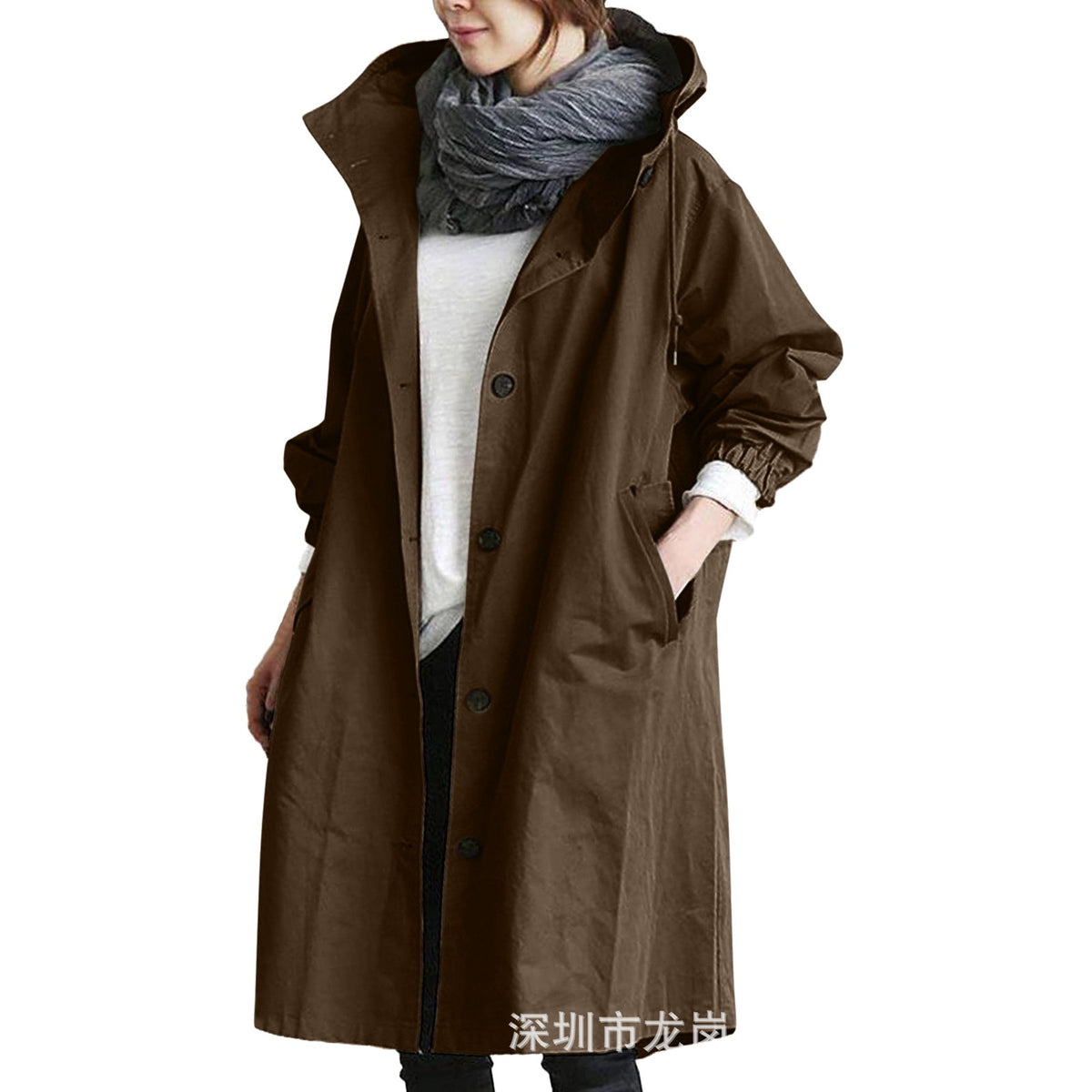 Nina | Casual Mid-Length Trench Coat