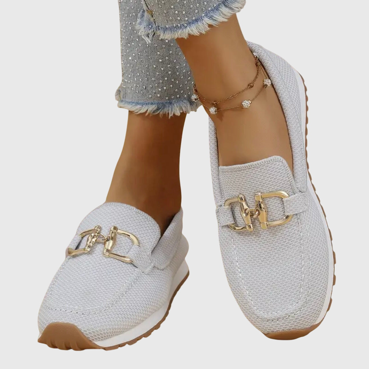 Horsebit Detail Comfort Loafers