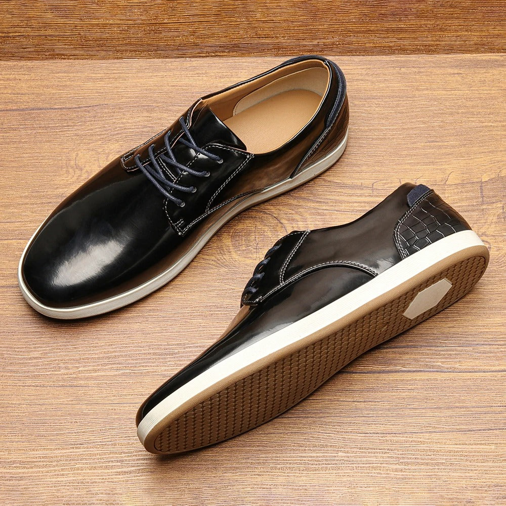 Daxon Leather Athletic Shoes