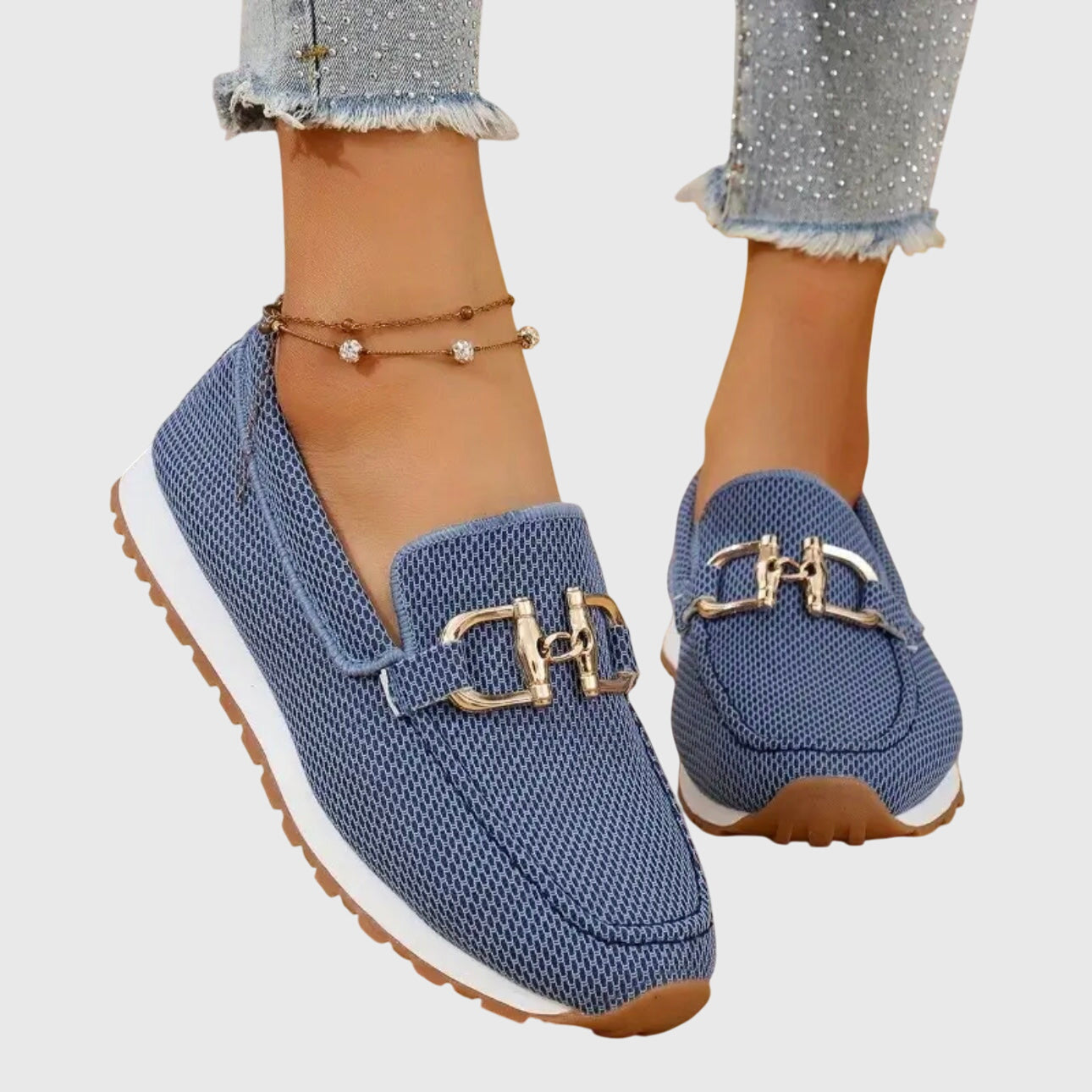 Horsebit Detail Comfort Loafers