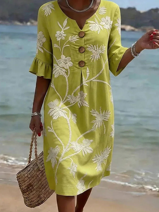 Hélène™ | Floral Summer Dress