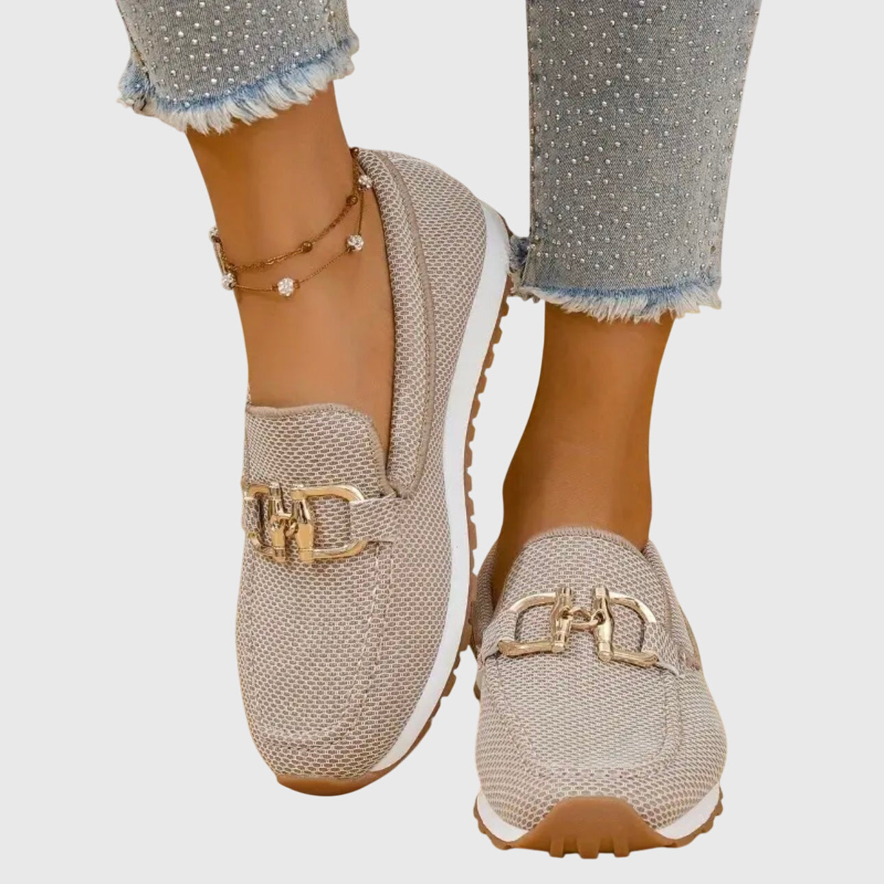 Horsebit Detail Comfort Loafers