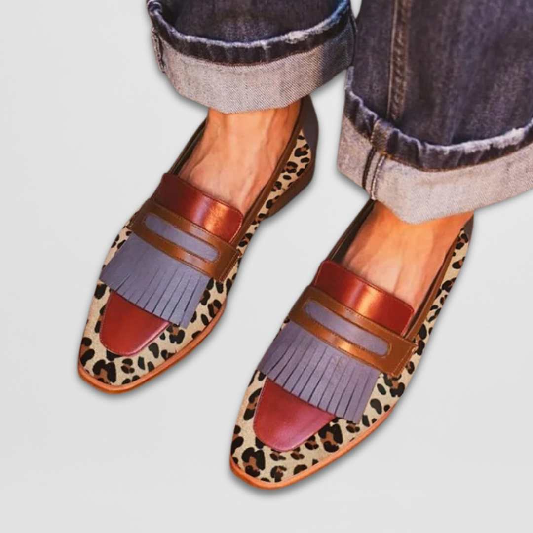 Chiara Glossy-Finish Loafers