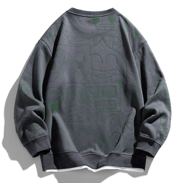 Aken Graphic Pullover Sweatshirt