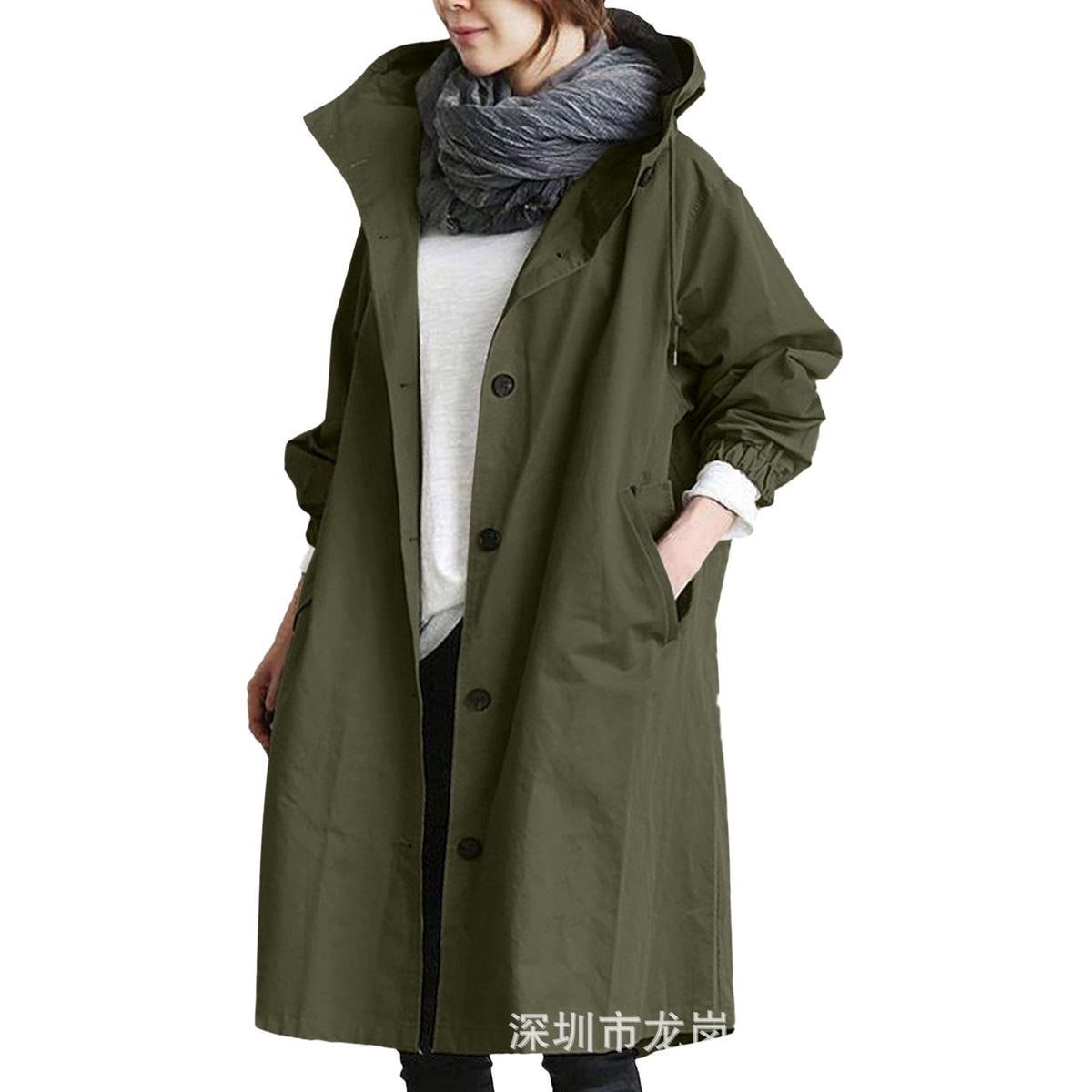 Nina | Casual Mid-Length Trench Coat