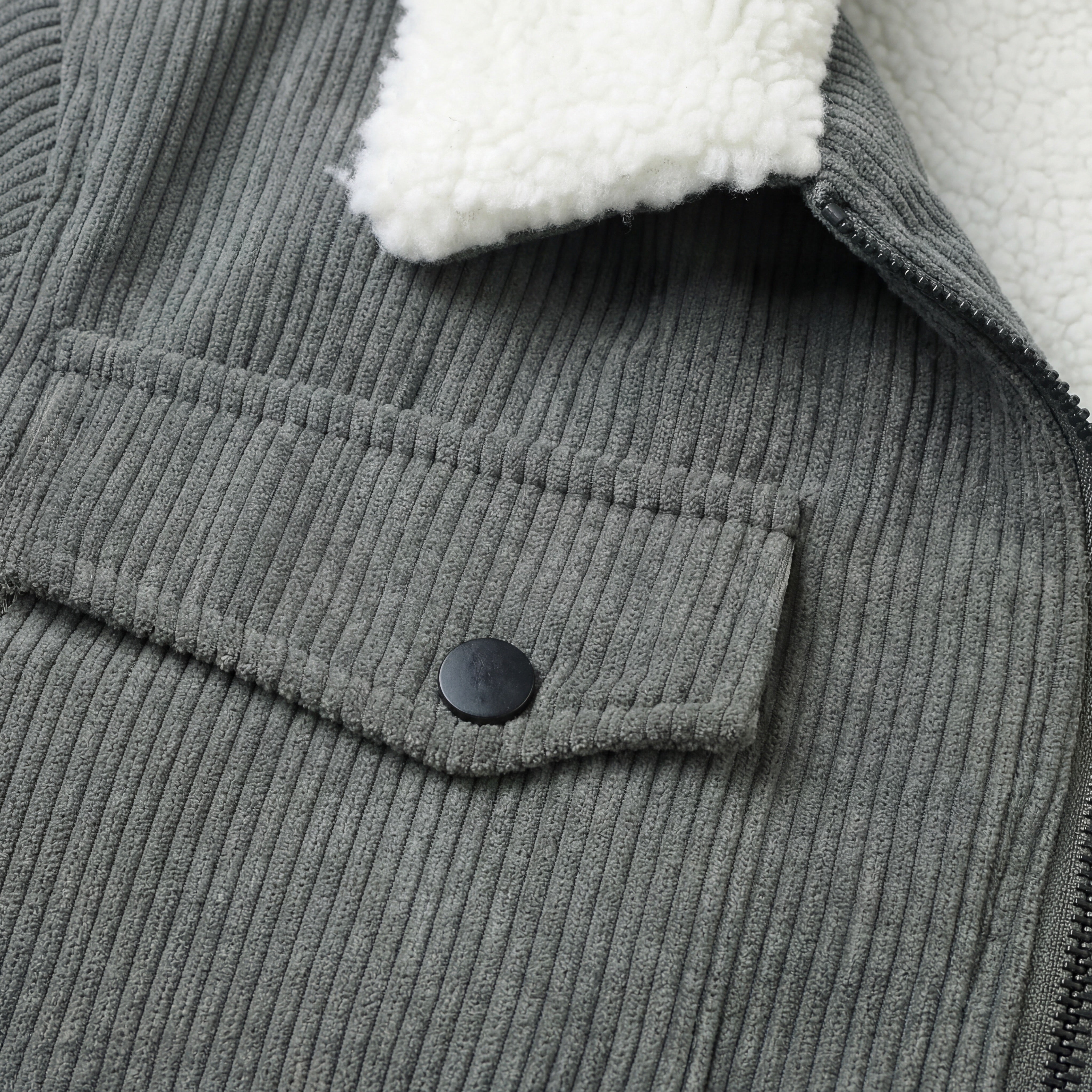 Corduroy Wool-Lined Jacket