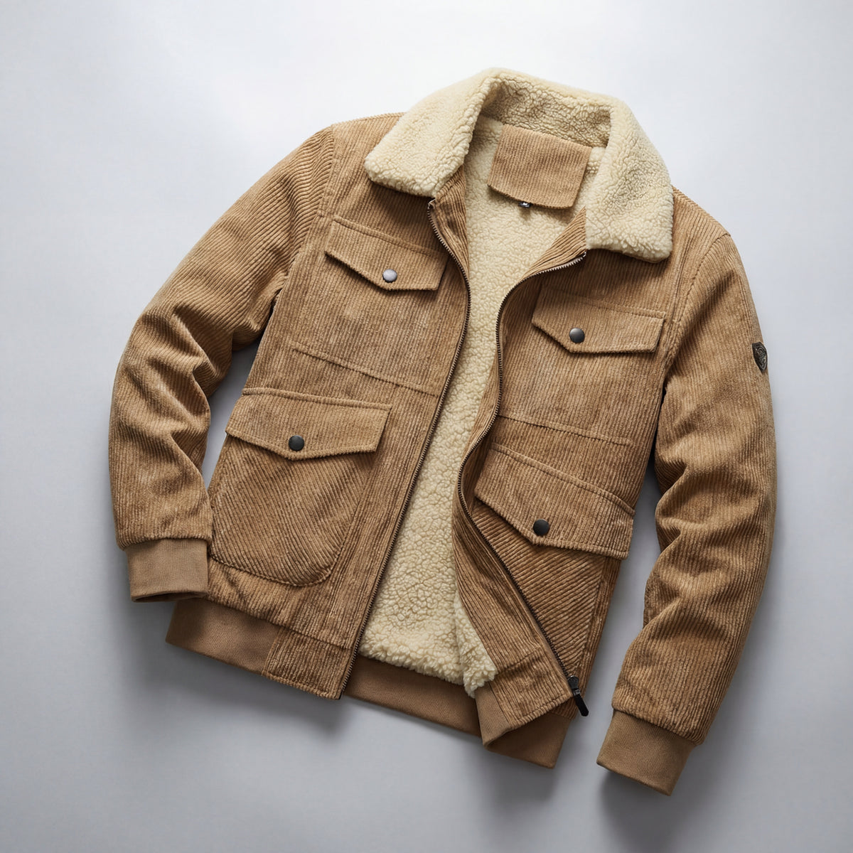 Corduroy Wool-Lined Jacket