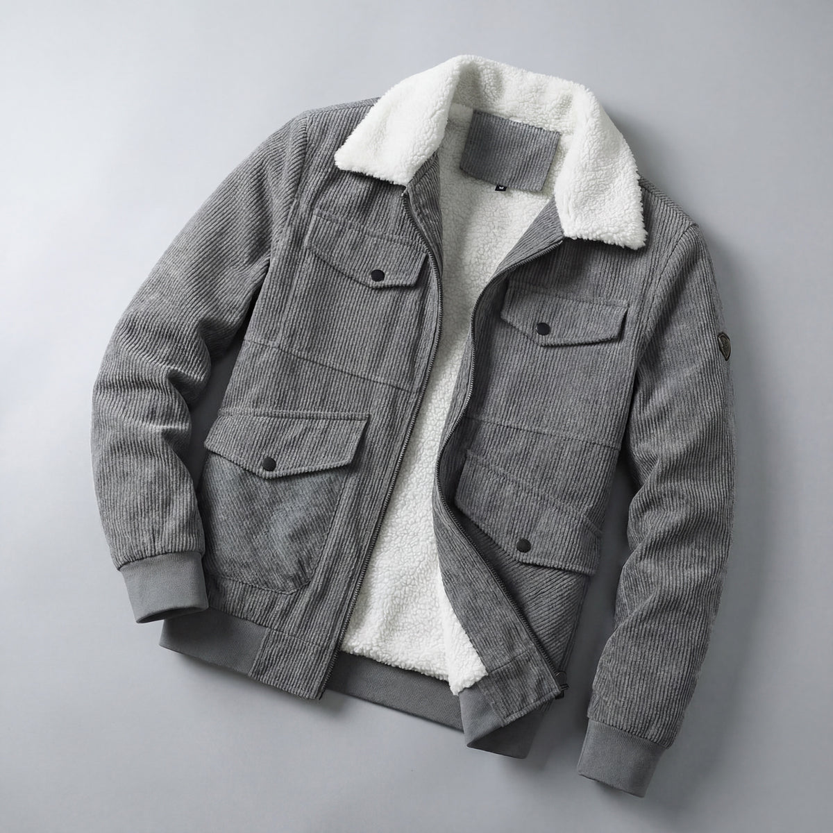 Corduroy Wool-Lined Jacket