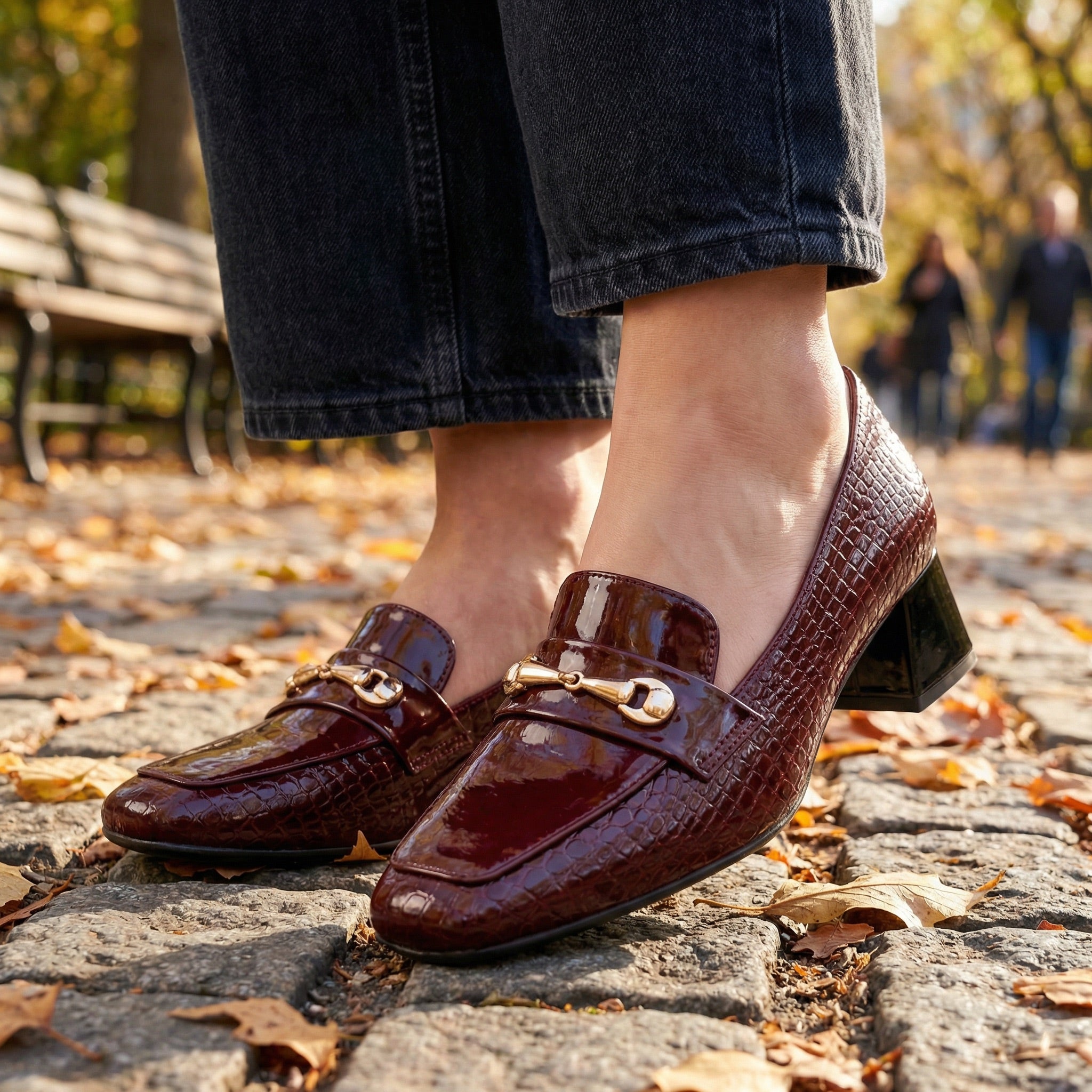 Lucia Milano Loafer Heel