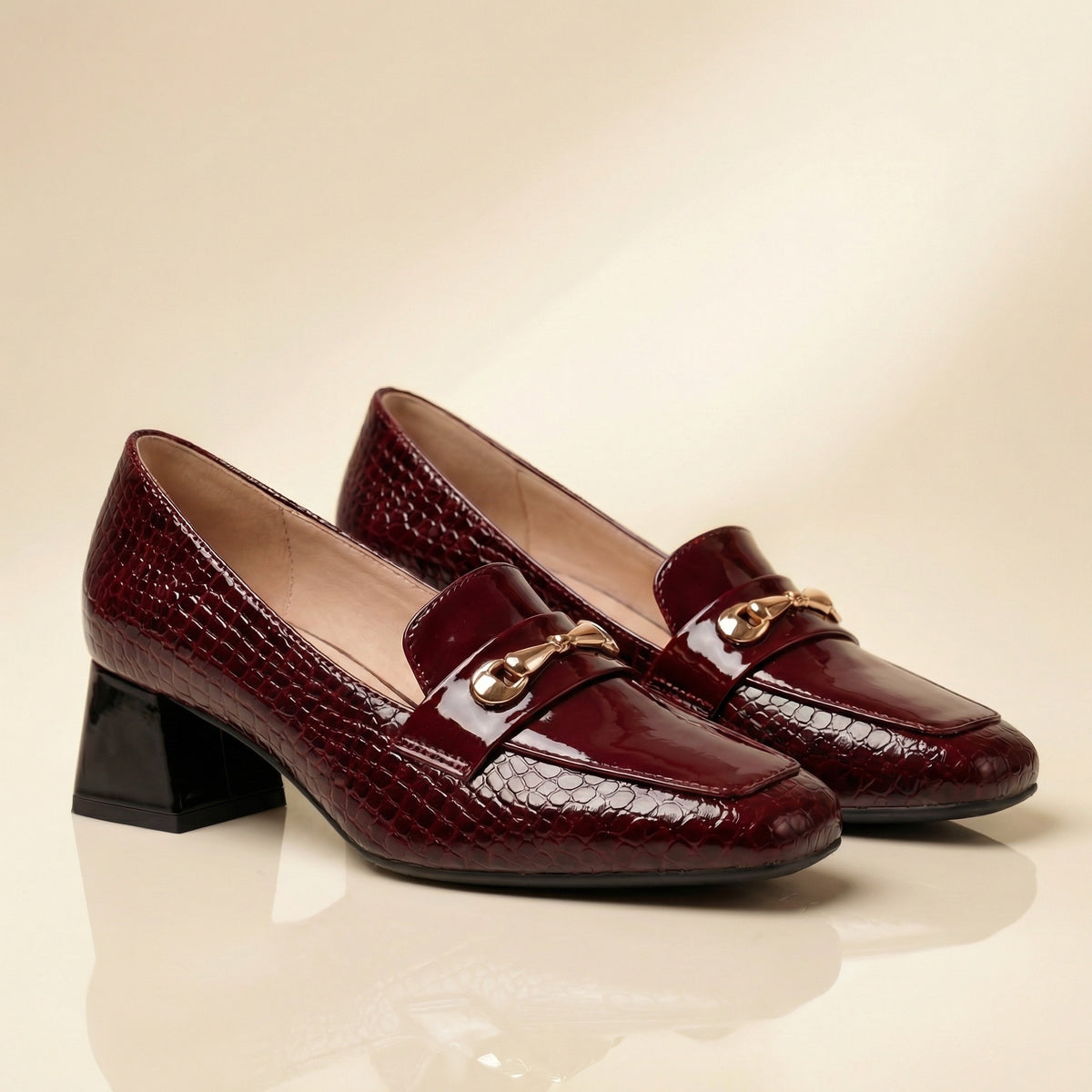 Lucia Milano Loafer Heel