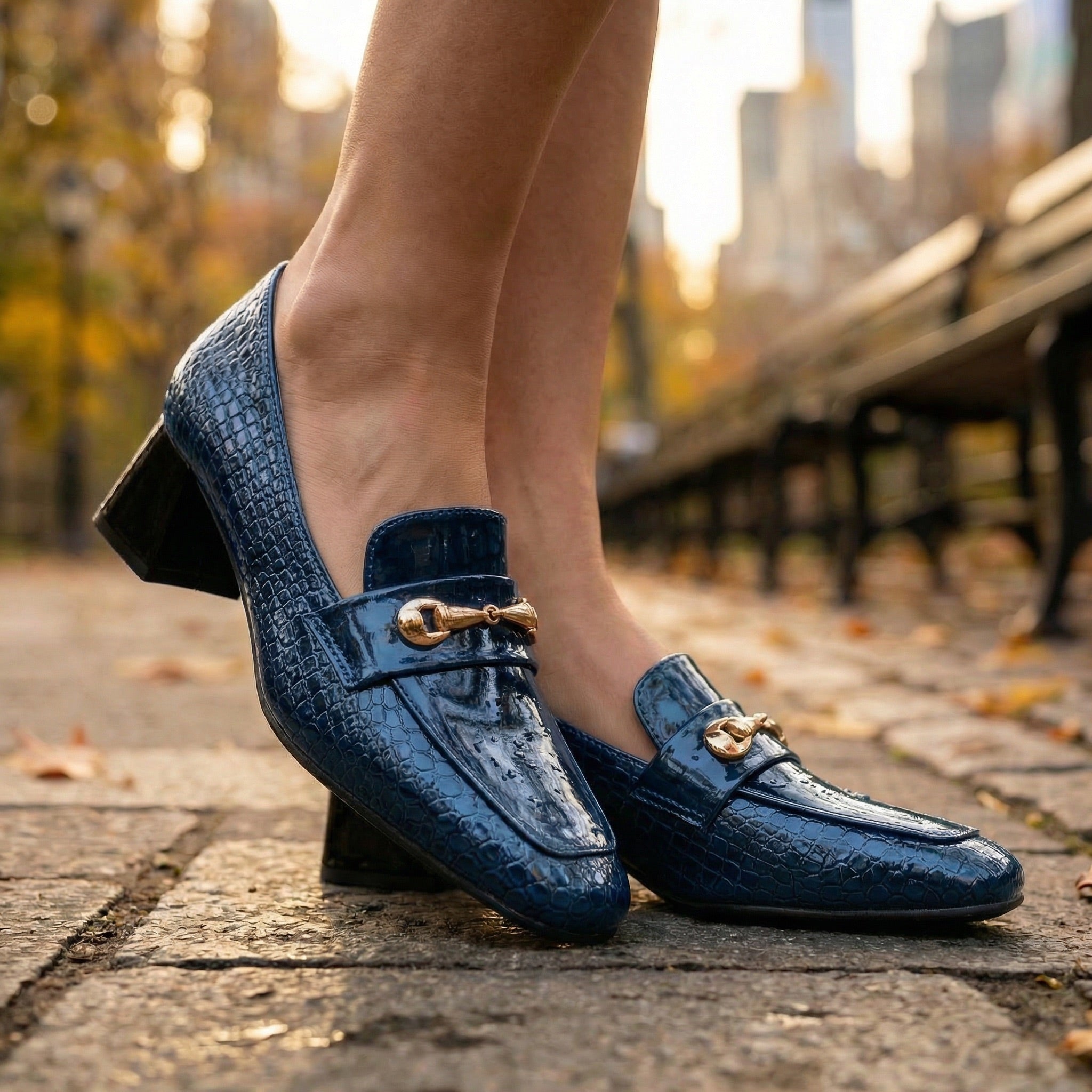 Lucia Milano Loafer Heel