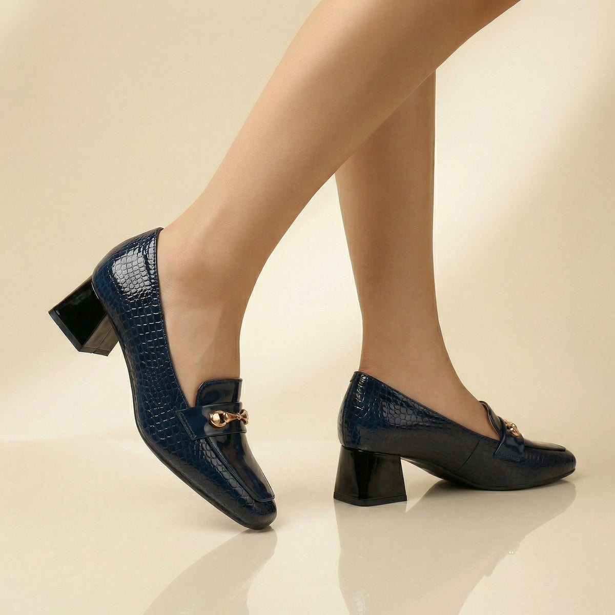 Lucia Milano Loafer Heel