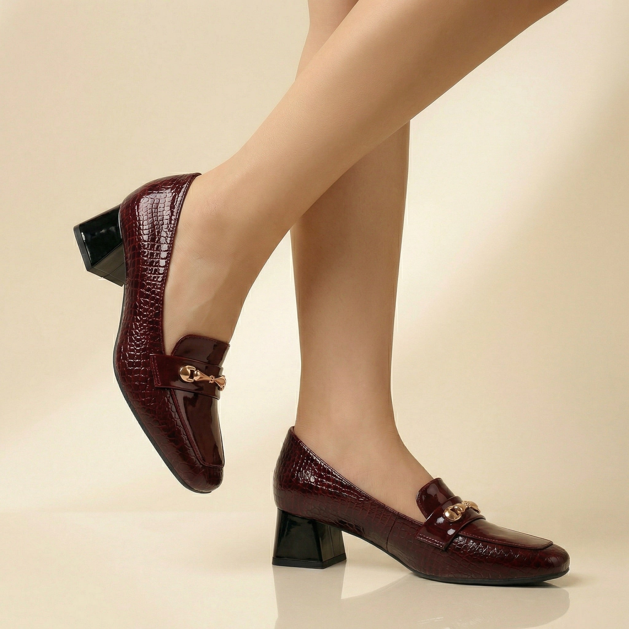 Lucia Milano Loafer Heel