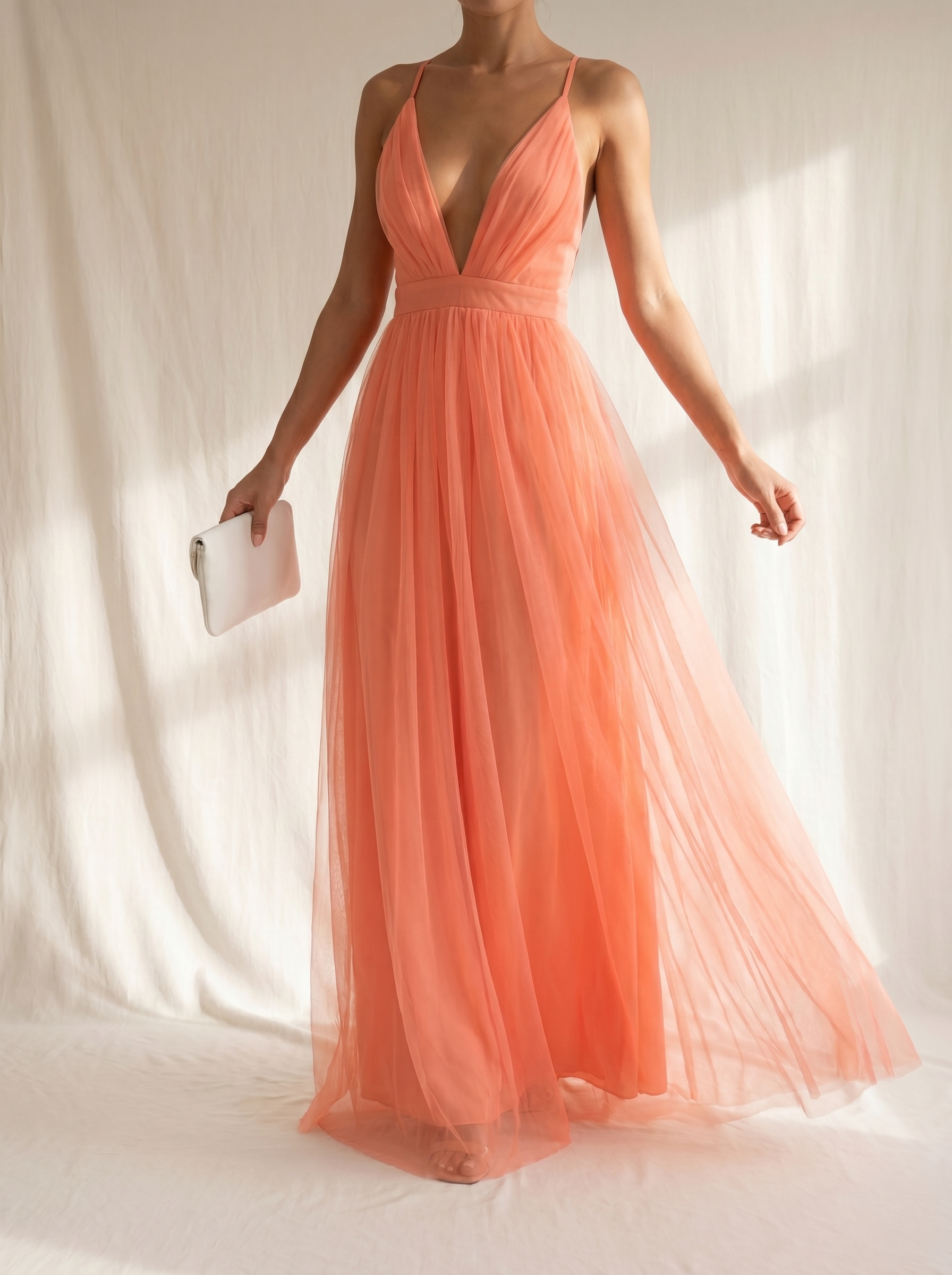 Seraphina | Maxi Dress Coral Light