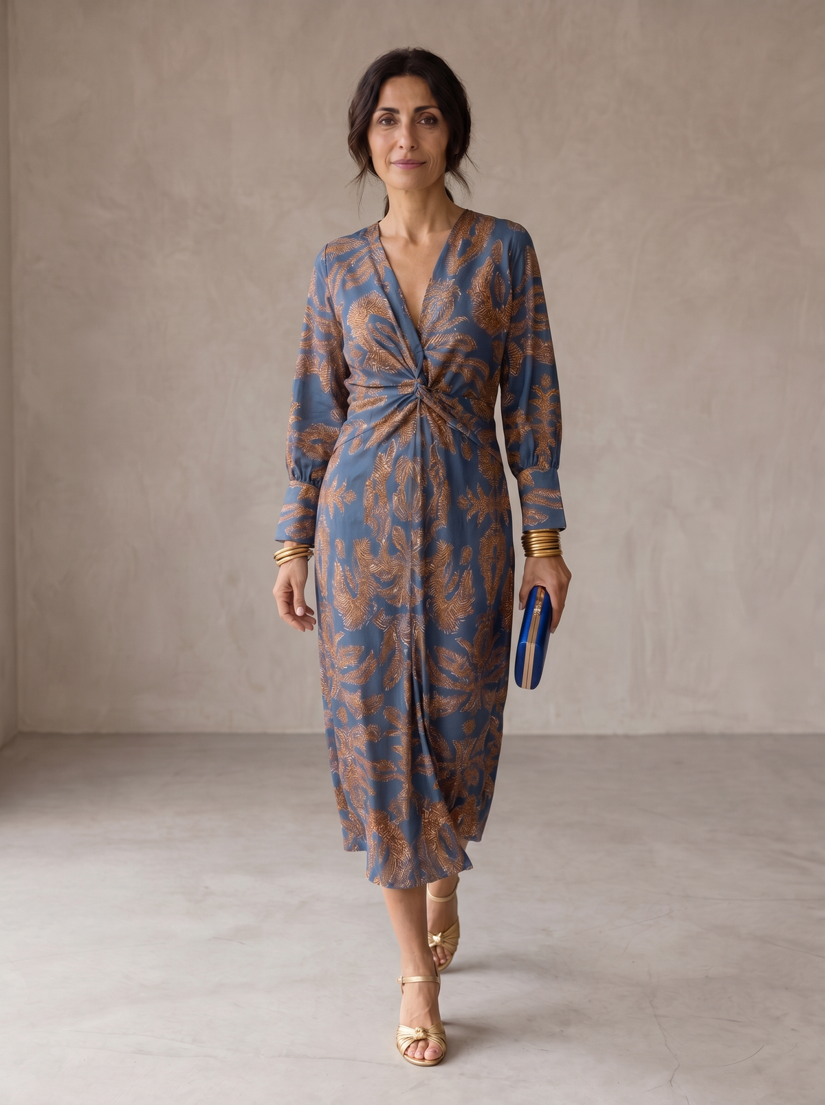 Amara | Midi Dress Floral Elegance