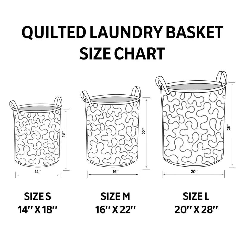 Daisy Meadow Quilted Laundry Basket