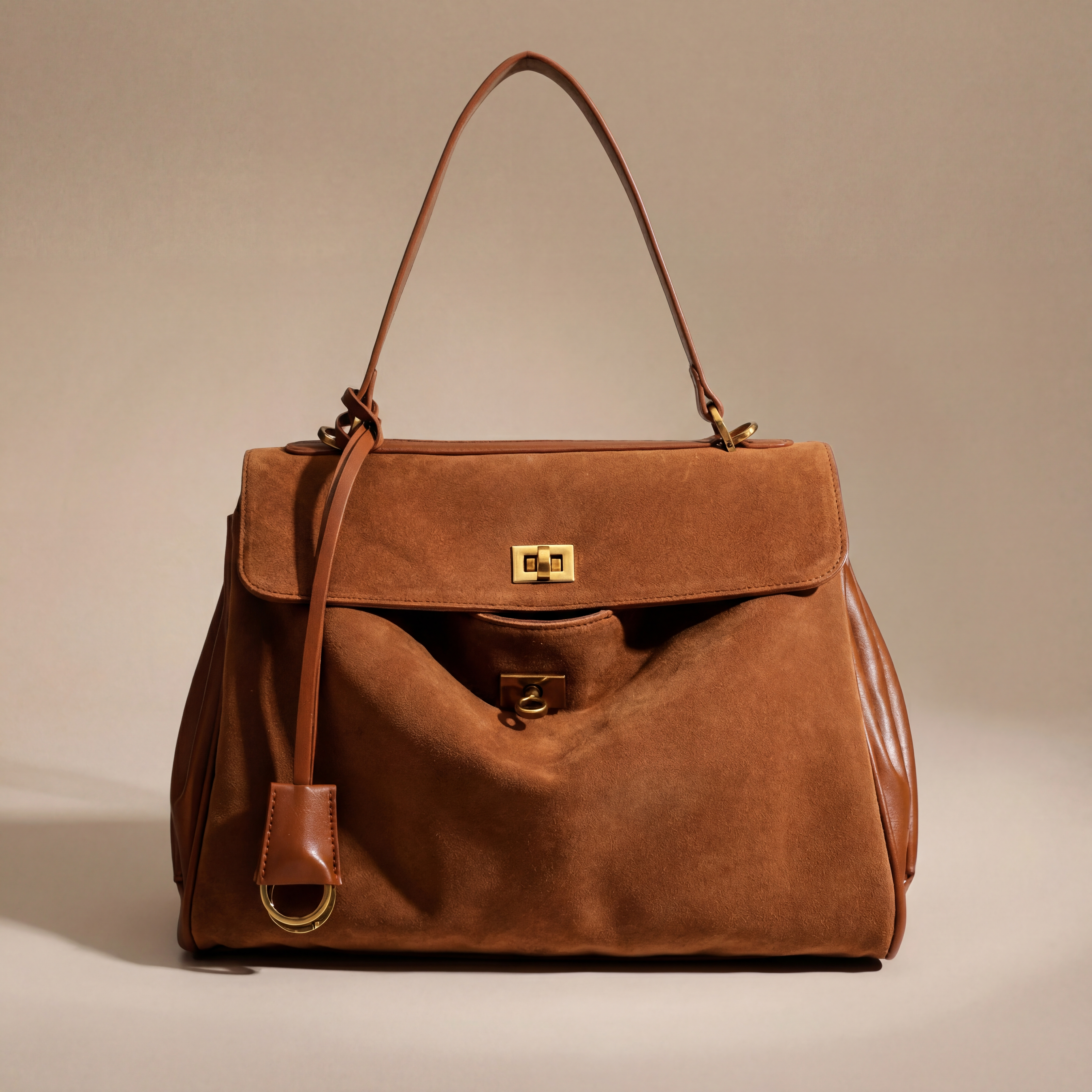 Marais Suede Shoulder Bag