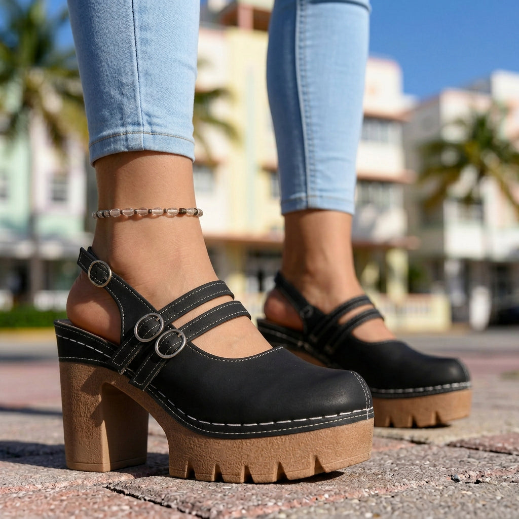 Lila Slingback Heels