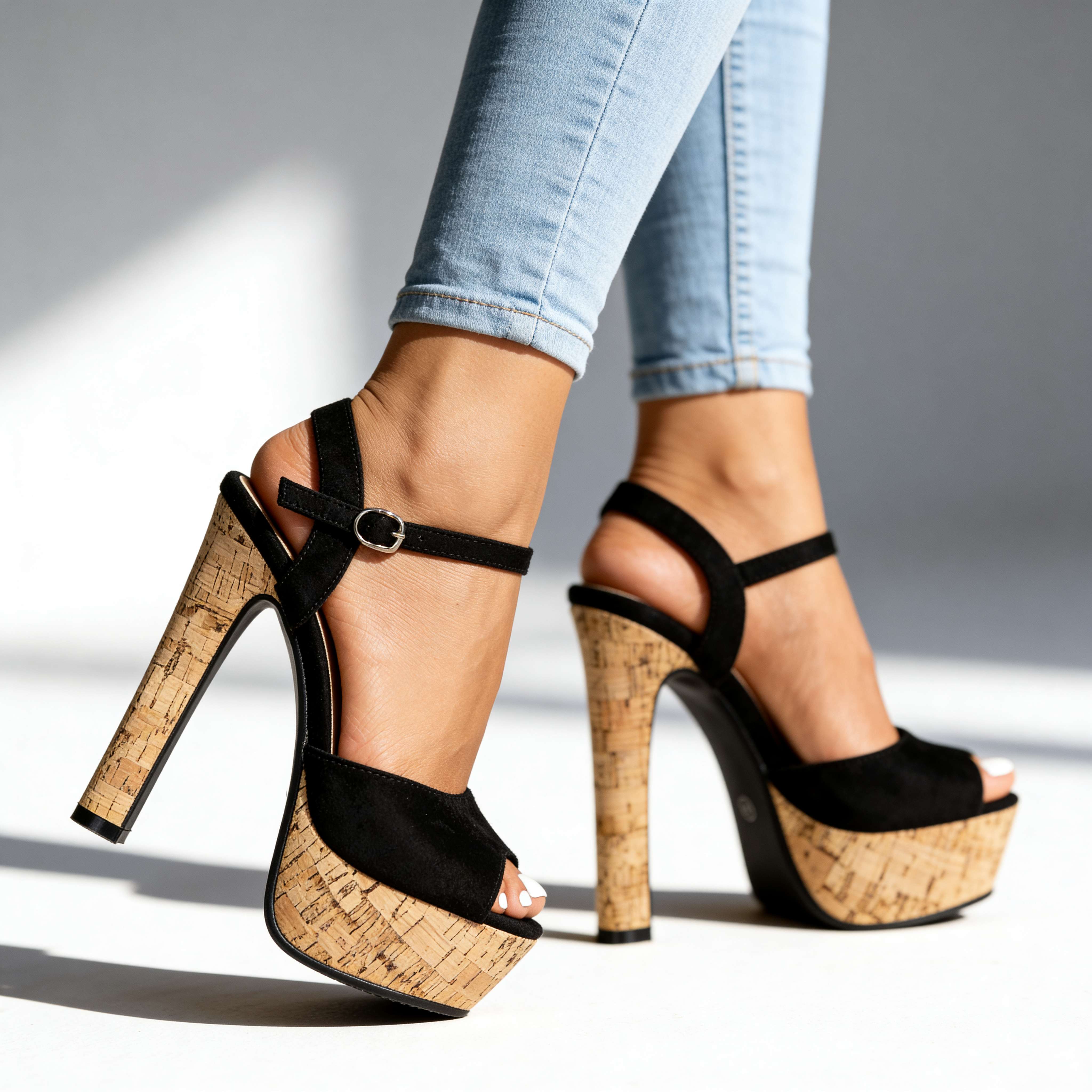 Juliet Open Toe Heels