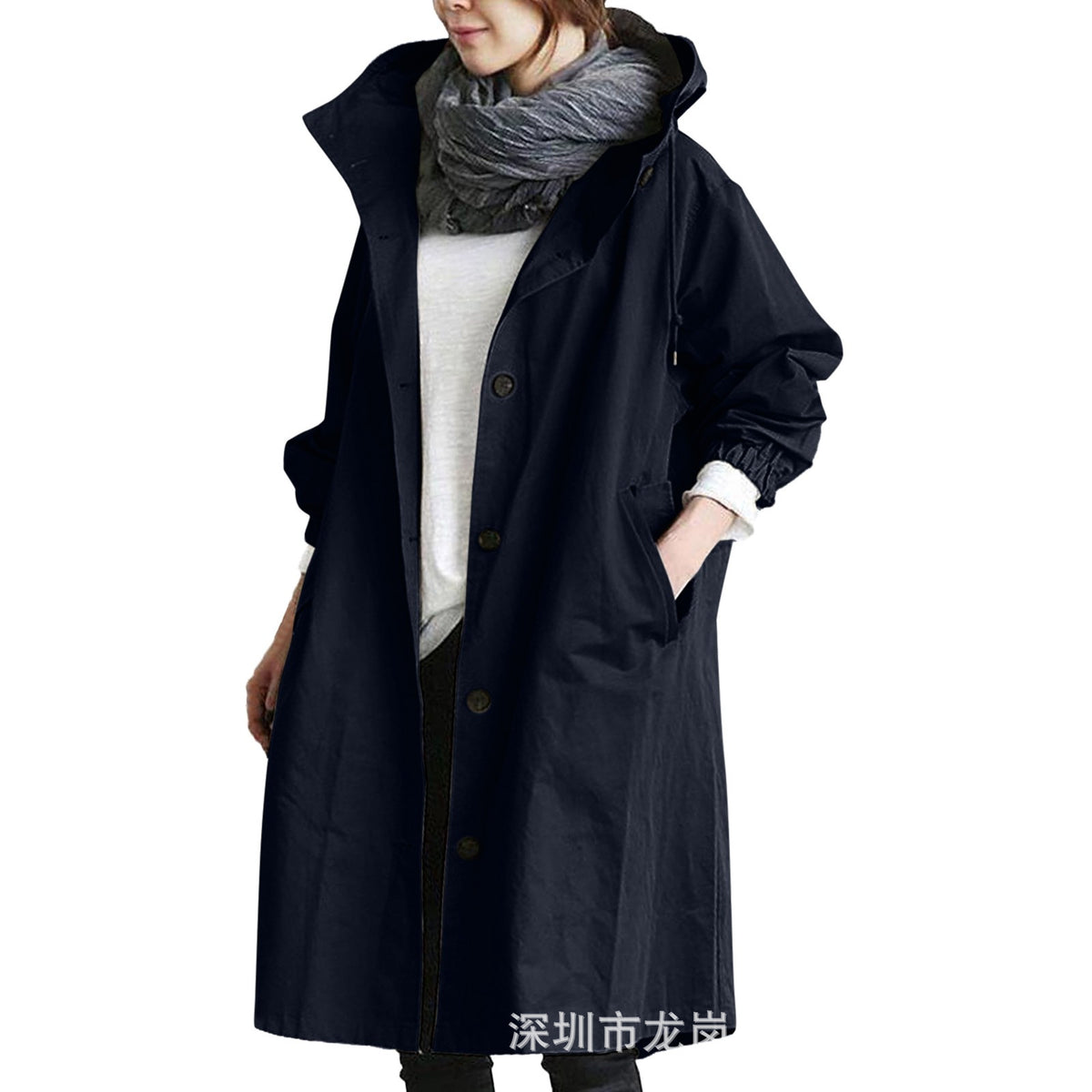 Nina | Casual Mid-Length Trench Coat