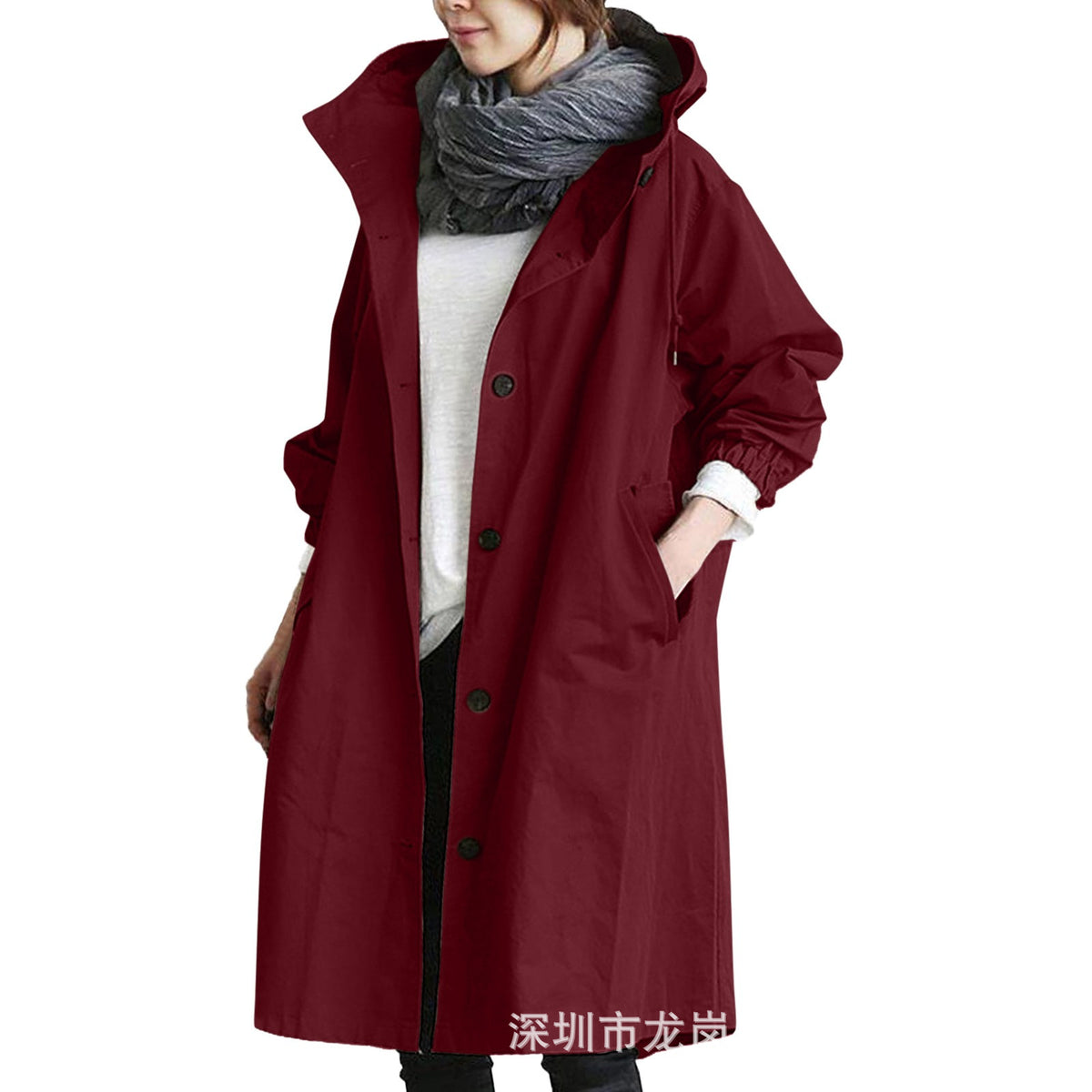 Nina | Casual Mid-Length Trench Coat
