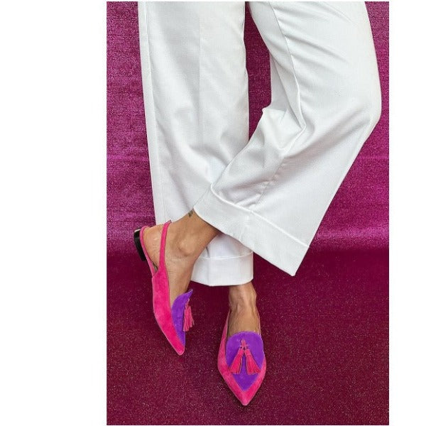 Elena Slingbacks — Fuchsia & Purple
