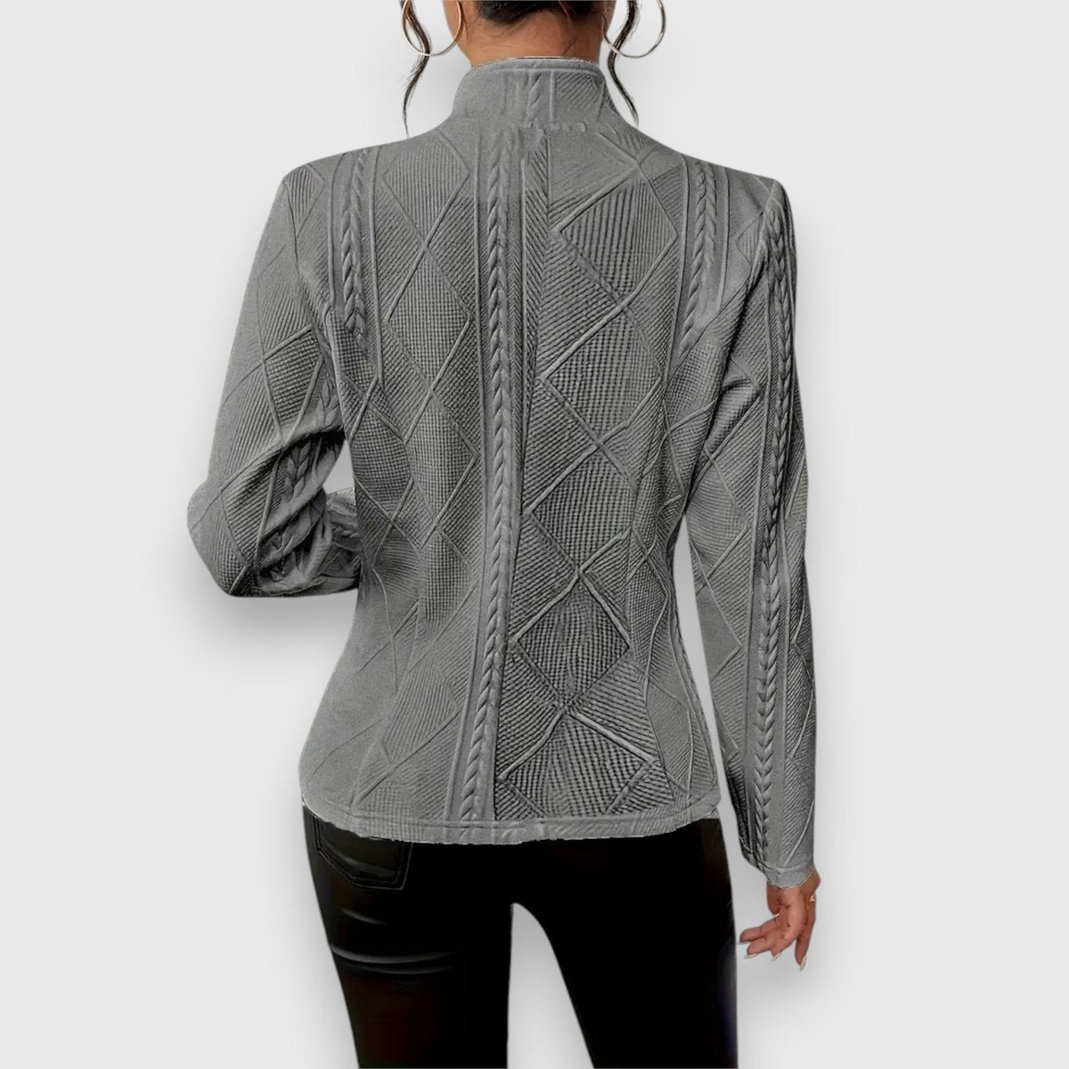 Lexi | Textured Buttoned Cardigan