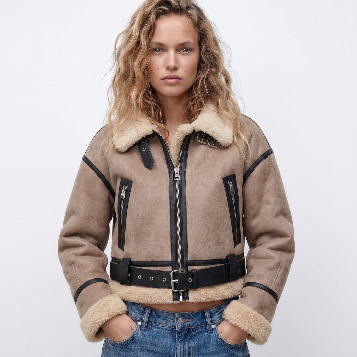 Veronica | Short Aviator Jacket